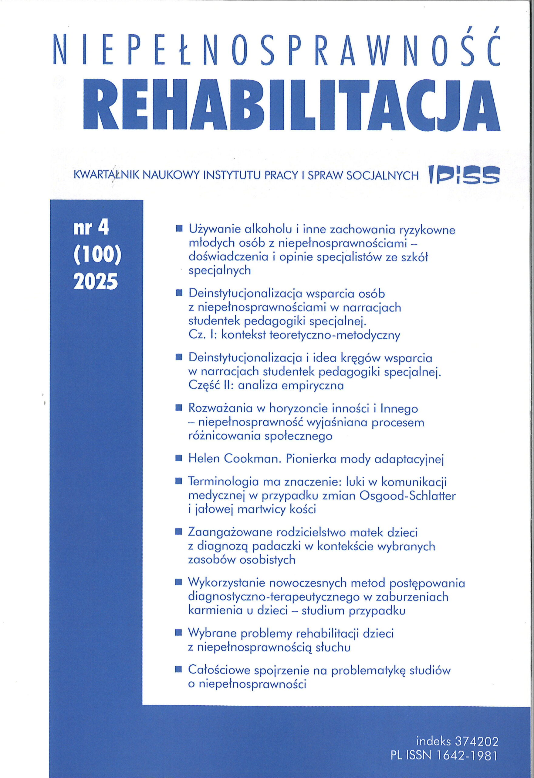 Niepełnosprawność i Rehabilitacja