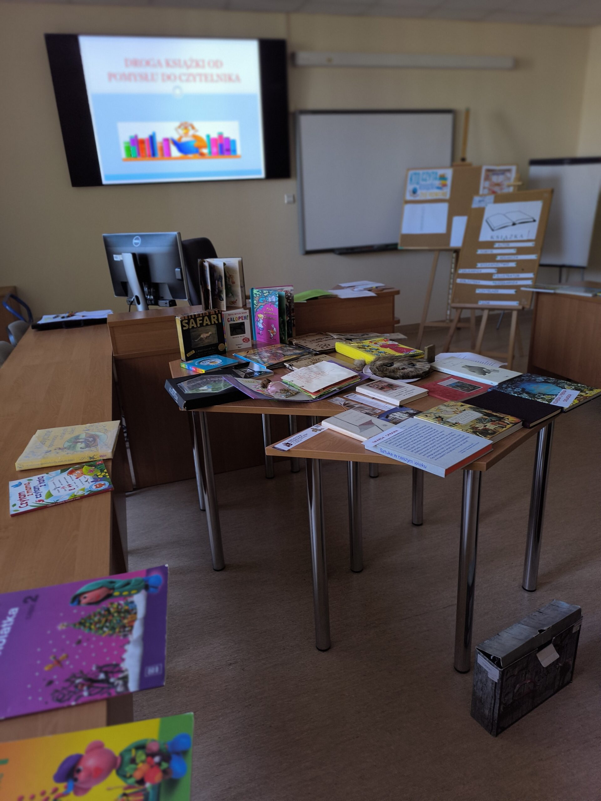 Literacka przygoda w bibliotece