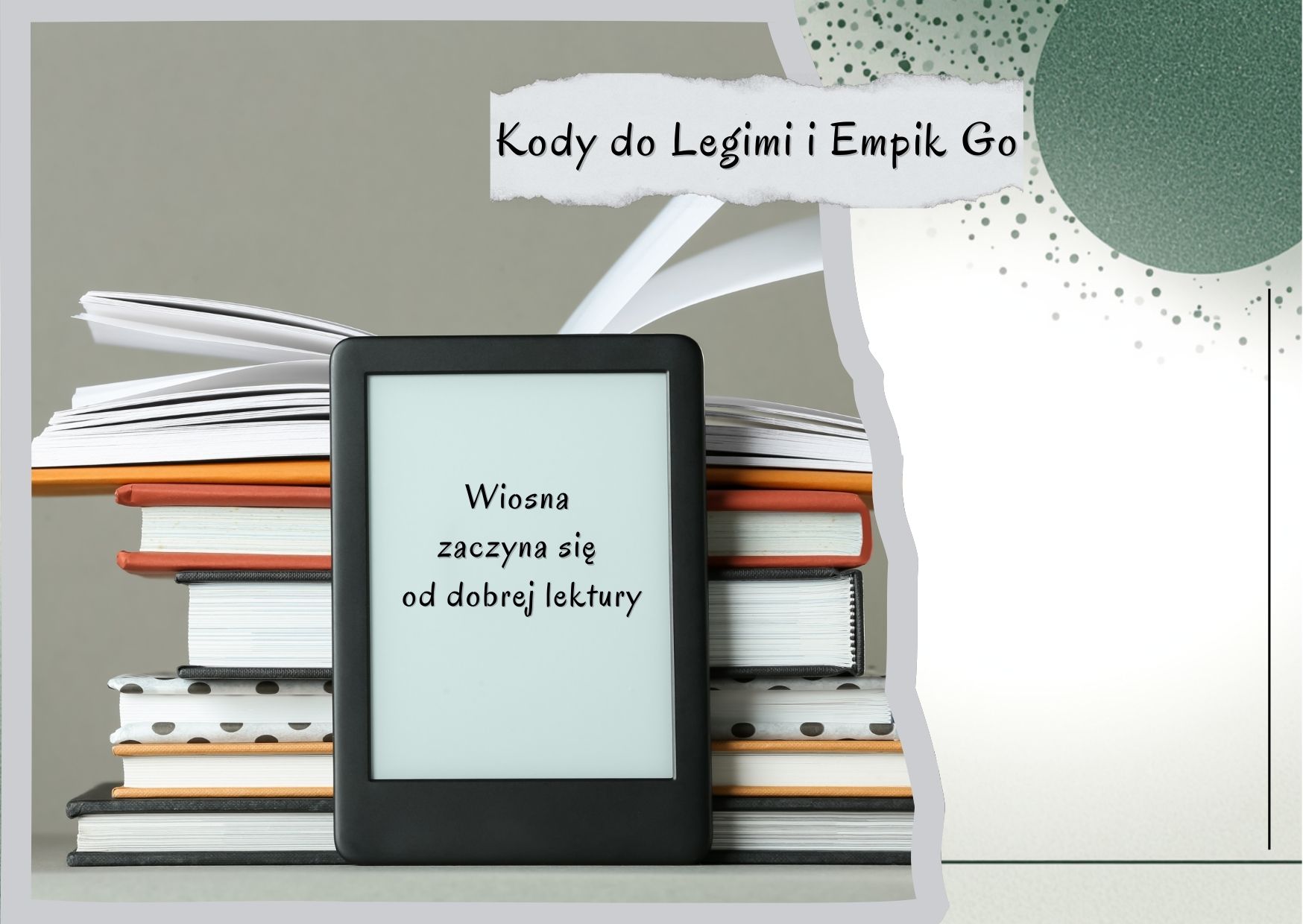 Kody do Legimi i Empik Go na marzec!