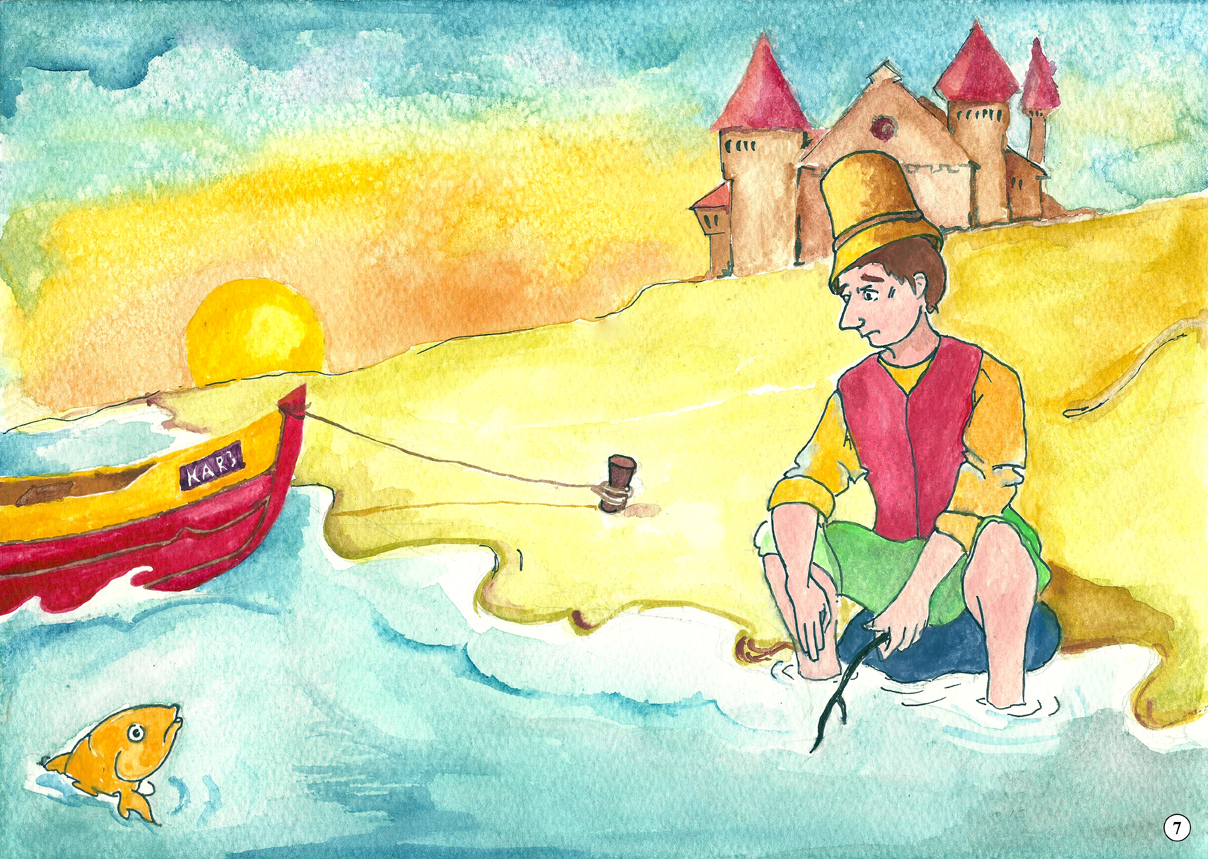 Teatrzyk Kamishibai - O Rybaku i Złotej Rybce