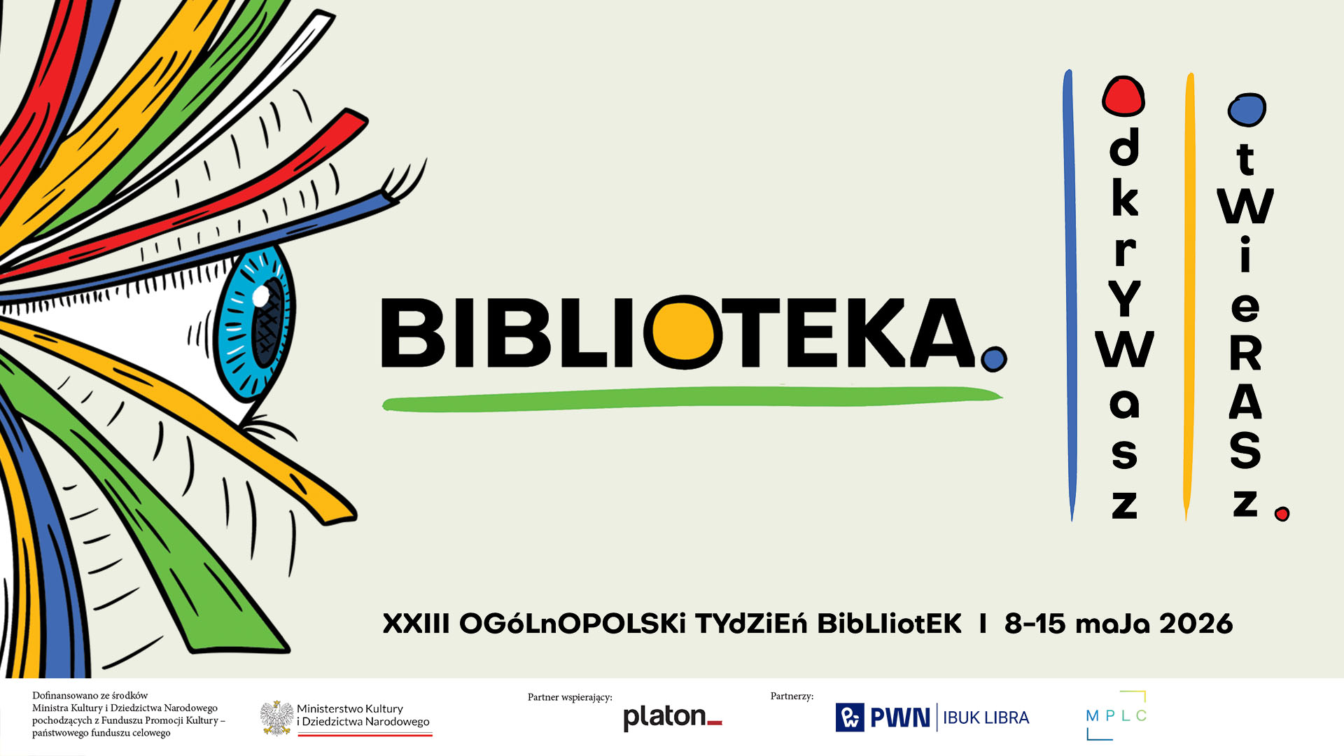 Tydzień Bibliotek 2026 - 8-15 maja