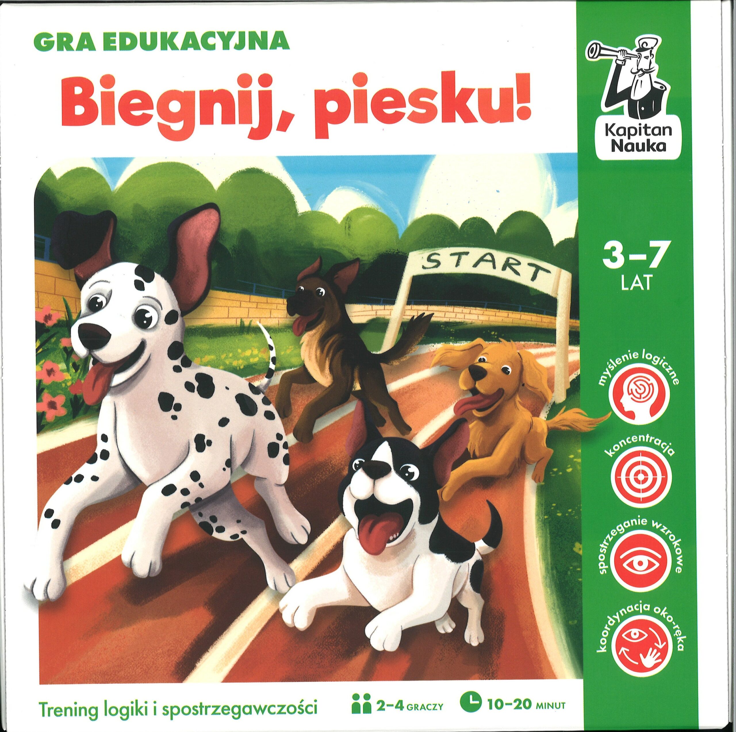 Biegnij, piesku! : gra edukacyjna